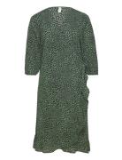 Carlux Celi 3/4 Wrap Calf Dress Aop Dresses Wrap Dresses Green ONLY Carmakoma