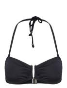 Eureka Bandeau Swimwear Bikinis Bikini Tops Bandeau Bikinitops Black Dorina