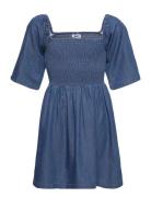 Cherisa Dresses & Skirts Dresses Casual Dresses Short-sleeved Casual Dresses Blue Molo