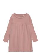 Nightdress Ls Dresses & Skirts Dresses Casual Dresses Long-sleeved Casual Dresses Pink CeLaVi