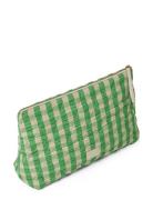 Bæk&Bølge Karla Toilettaske 30X10X20 Cm Grøn/Sand Toilettaske Green Juna