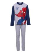 Long Pyjama Pyjamassæt Multi/patterned Spider-man