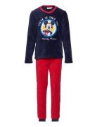 Pyjama Ong Coral Pyjamassæt Multi/patterned Mickey Mouse