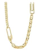 Pace Recycled Chain Necklace Gold-Plated Accessories Jewellery Necklaces Chain Necklaces Gold Pilgrim