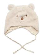 Babycap In Pile W Ears Accessories Headwear Hats Baby Hats Cream Lindex