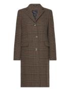 Sb Reefer-Lined-Coat Outerwear Coats Winter Coats Brown Lauren Ralph Lauren