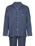 Plaid Flannel Pajama Set Pyjamas Nattøj Navy Polo Ralph Lauren Underwear