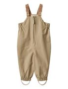 Outdoor Overall Robin Tech Outerwear Shell Clothing Shell Pants Beige Wheat