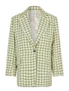 Ville Blazer Blazers Single Breasted Blazers Green Second Female