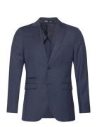 Slhslim-Neil Blue Check Blz Suits & Blazers Blazers Single Breasted Blazers Navy Selected Homme