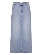 A 99 Low Maxi Skirt Sylvie Lang Nederdel Blue ABRAND