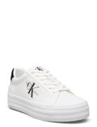 Bold Vulc Flatf Low Lace Lth Ml Low-top Sneakers White Calvin Klein
