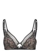 Txture Plunge Half-Foam Bra Lingerie Bras & Tops Wired Bras Black Chantelle X