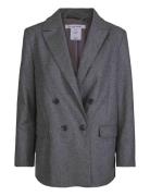 Fifth Blazer Blazers Double Breasted Blazers Grey Once Untold