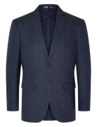 Slhregular-Will Linen Blz Noos Suits & Blazers Blazers Single Breasted Blazers Navy Selected Homme