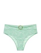 Cetrella Brief Swimwear Bikinis Bikini Bottoms High Waist Bikinis Green Dorina