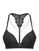 Lorena Pp Push Lingerie Bras & Tops Push Up Bras Black Hunkemöller