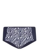 Swim Midi Shape Swimwear Bikinis Bikini Bottoms High Waist Bikinis Navy Wiki