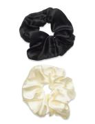 Pcdani 2-Pack Schrunchie D2D Accessories Hair Accessories Scrunchies Black Pieces