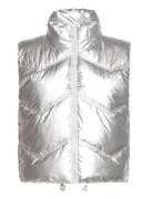 Fqolga-Waistcoat Vests Padded Vests Silver FREE/QUENT