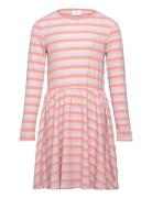 Tnfridan L_S Rib Dress Dresses & Skirts Dresses Casual Dresses Long-sleeved Casual Dresses Pink The New