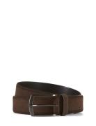 Suede Leather Belt Zack Accessories Belts Classic Belts Brown Howard London