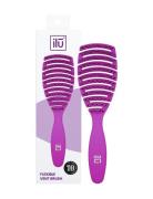 Ilu Brush Easy Detangling Purple Beauty Women Hair Hair Brushes & Combs Detangling Brush Nude ILU