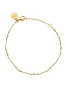 Treasure Multi Pearl Bracelet Accessories Jewellery Bracelets Chain Bracelets Gold Syster P