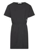 Monogram Off Placed T Dress Dresses & Skirts Dresses Casual Dresses Short-sleeved Casual Dresses Black Calvin Klein