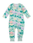 Lilypond Pyjamas Pyjamas Sie Jumpsuit Green Martinex