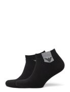 Men's Knit Ankle Socks Ankelstrømper Korte Strømper Black Emporio Armani