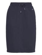 Rel Midi Shield Skirt Knælang Nederdel Navy GANT