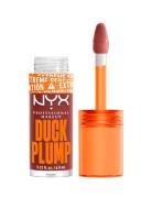 Nyx Professional Makeup Duck Plump Lip Lacquer 06 Brick Of Time 7Ml Læbefiller Nude NYX Professional Makeup