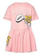 Dress Dresses & Skirts Dresses Casual Dresses Short-sleeved Casual Dresses Pink Kenzo