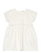 Dress Dresses & Skirts Dresses Casual Dresses Short-sleeved Casual Dresses White United Colors Of Benetton
