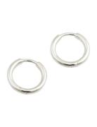 Beloved Fat Small Hoops Silver Accessories Jewellery Earrings Hoops Silver Syster P