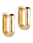 Square Hoops 12 Mm Accessories Jewellery Earrings Hoops Gold Enamel Copenhagen