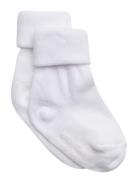 Cotton Socks - Anti-Slip Sokker Strømper White Melton