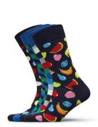 4-Pack Navy Socks Gift Set Underwear Socks Regular Socks Multi/patterned Happy Socks