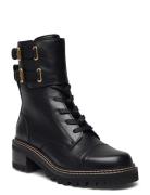 Mallory Ankle Boot Shoes Boots Ankle Boots Laced Boots Black See By Chloé