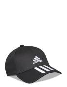 Baseball 3-Stripes Twill Cap Accessories Headwear Caps Black Adidas Performance