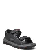 Mens Relaxed Fit: Tresmen Garo Shoes Summer Shoes Sandals Black Skechers