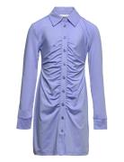 Dress Dresses & Skirts Dresses Casual Dresses Long-sleeved Casual Dresses Blue Rosemunde Kids