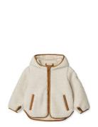 Mara Pile Jacket Outerwear Fleece Outerwear Fleece Jackets Cream Liewood