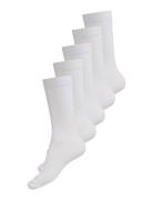 5-Pack Men Bamboo Basic Socks Underwear Socks Regular Socks White URBAN QUEST