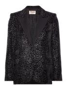 Venus Velvet Glitter Blazers Single Breasted Blazers Black Zadig & Voltaire