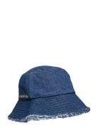 Denima Bucket Hat Accessories Headwear Bucket Hats Blue Becksöndergaard