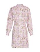 Mschnathalina Ladonna Shirt Dress Aop Knælang Kjole Pink MSCH Copenhagen