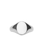 Ix Mini Oval Signet Ring Silver Ring Smykker Silver IX Studios