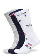 Bci Combed Cotton-Allover Polo Usa Underwear Socks Regular Socks White Polo Ralph Lauren Underwear